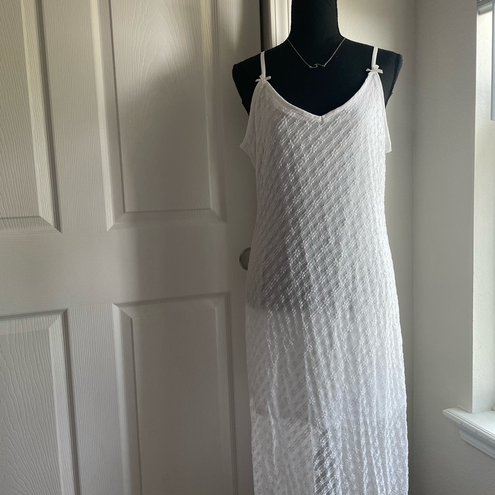 NWT Wild Fable White Textured Dress
